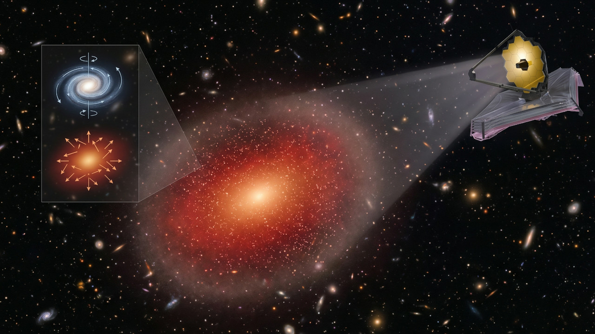 Cette galaxie massive des débuts de l'Univers n'est pas normale