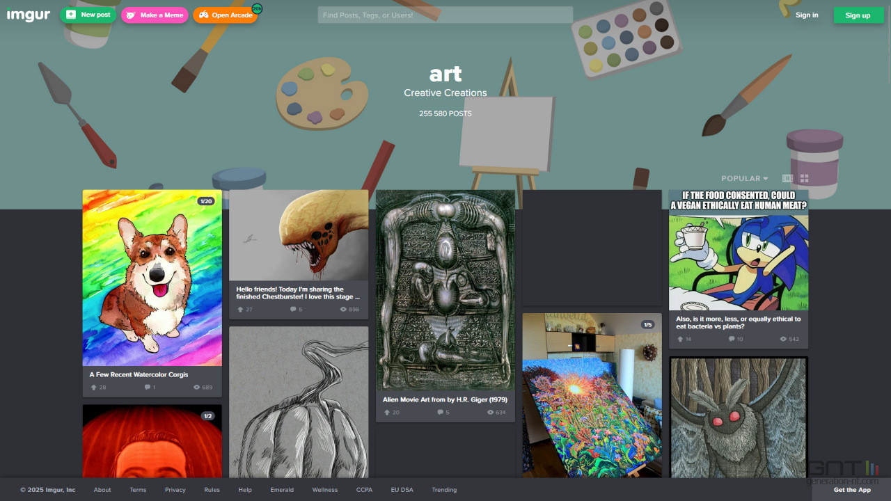 Imgur bloque son accès après une menace d'amende