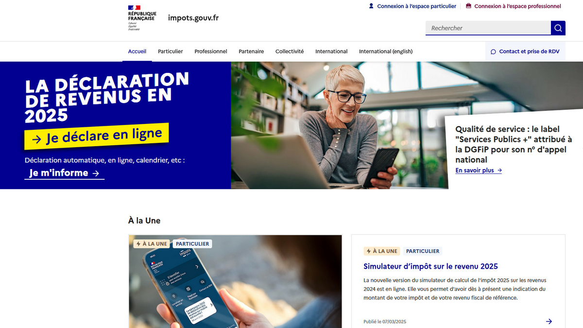 Impots.gouv.fr : l'accès à votre compte va changer