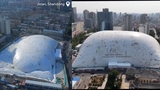 La Chine construit un dôme gonflable de 50m pour des chantiers plus verts !