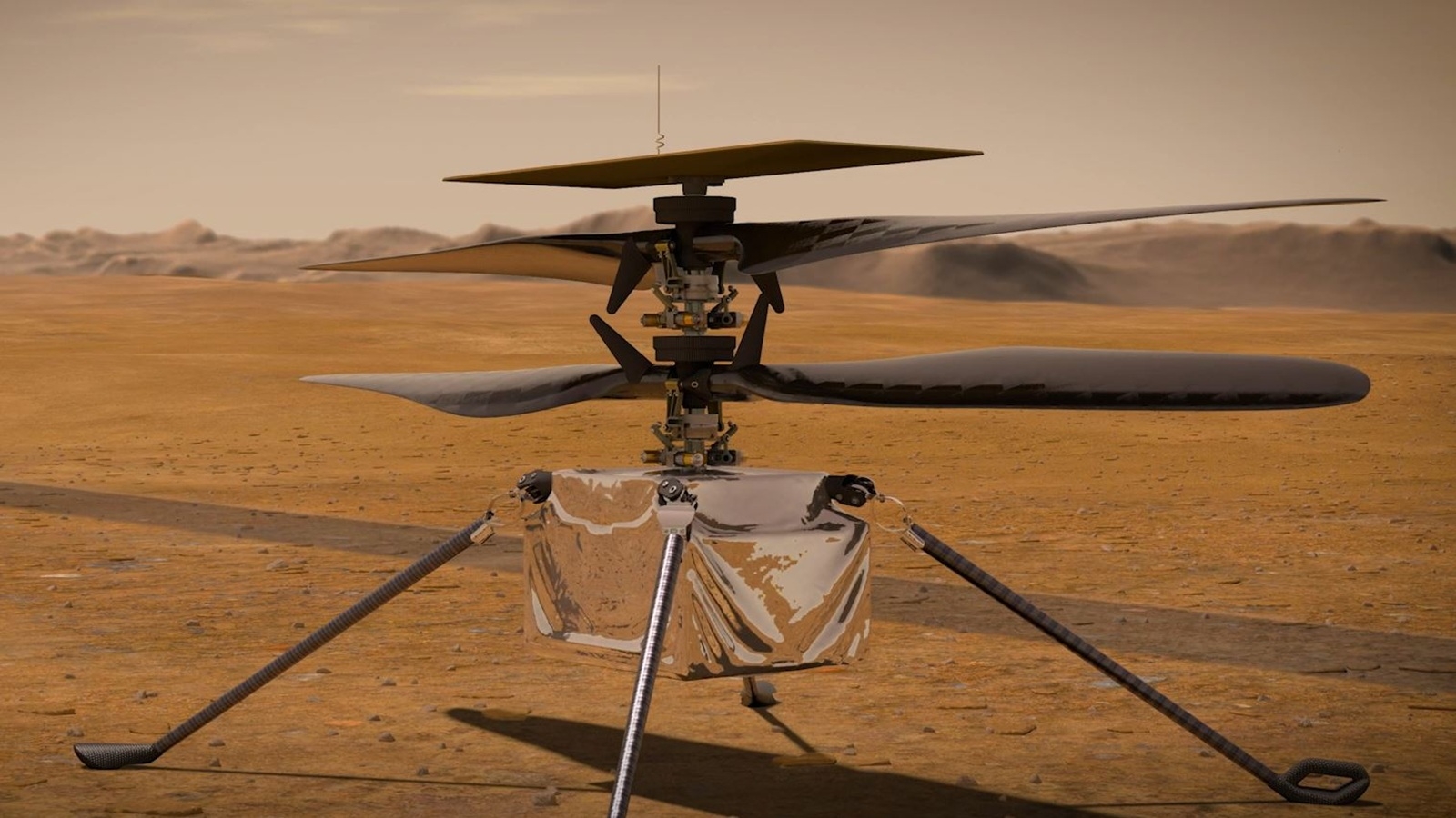 Ingenuity helicoptere mars