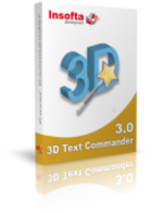 Insofta 3D Text : écrire un texte en trois dimensions simplement