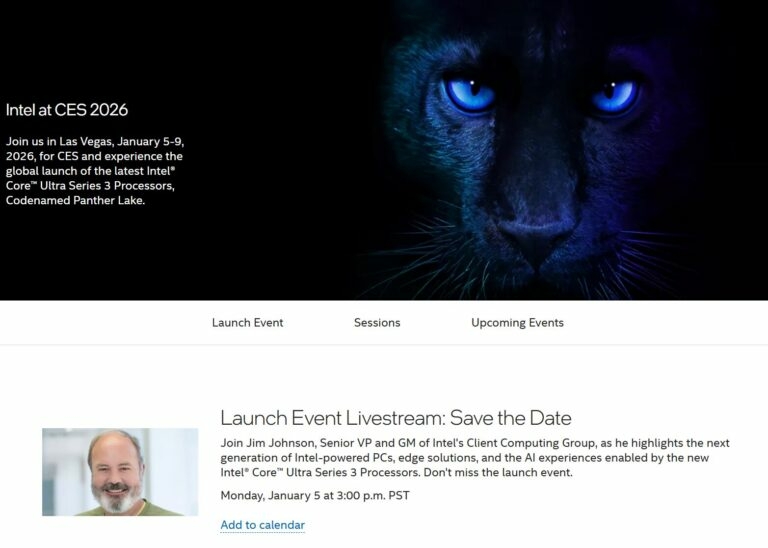 Intel CES 2026