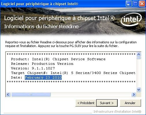 Intel Chipset_Device_Software screen