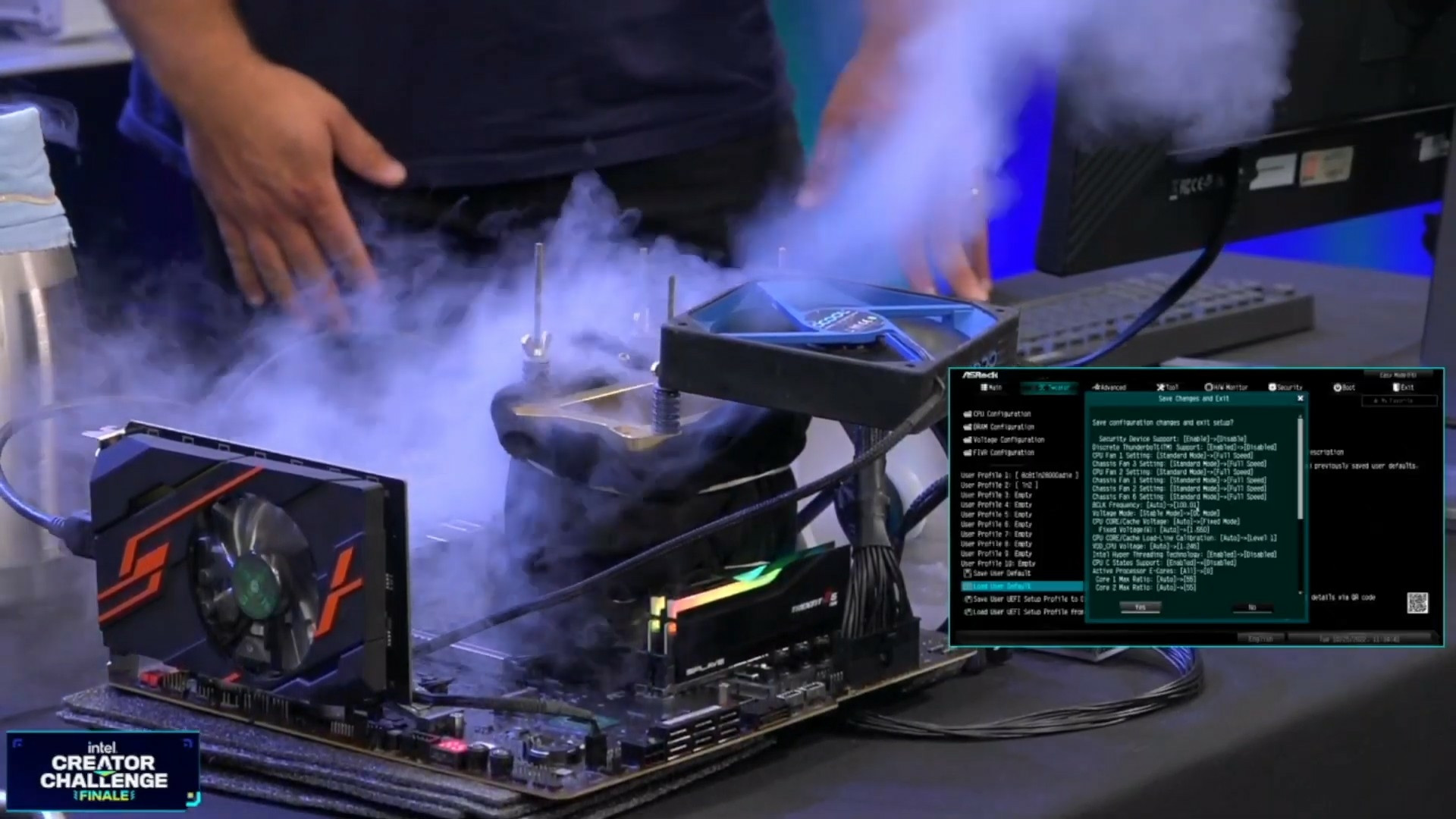 Intel Core i9 13900K overclocking azote liquide