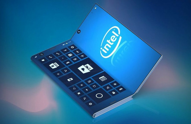 Intel smartphone pliable