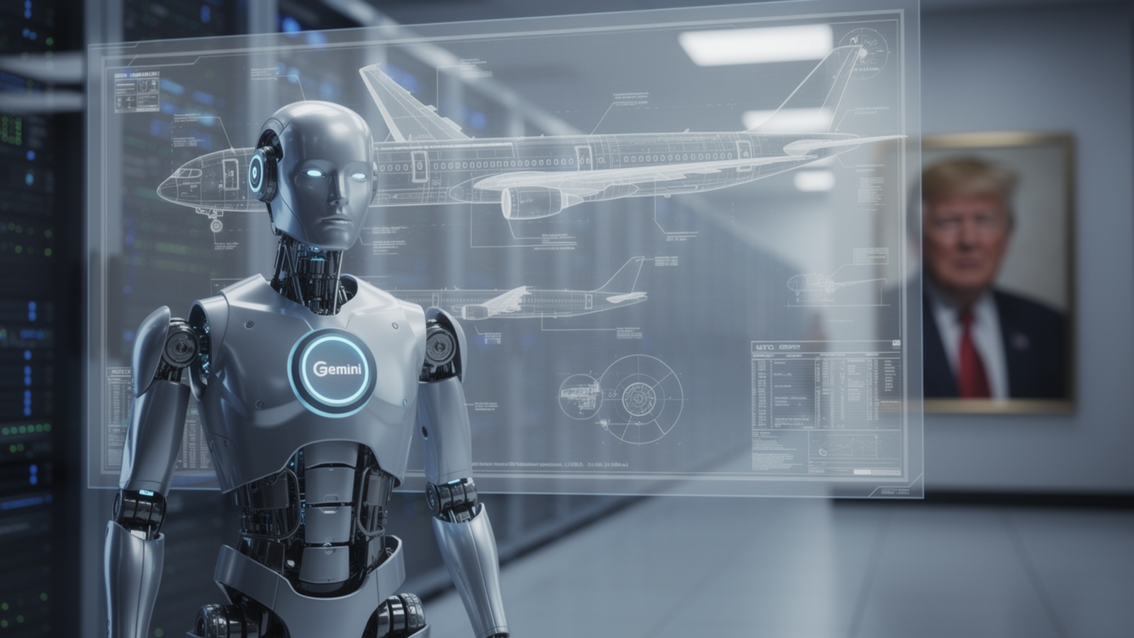 intelligence artificielle gemini redaction reglementation transport illustation IA