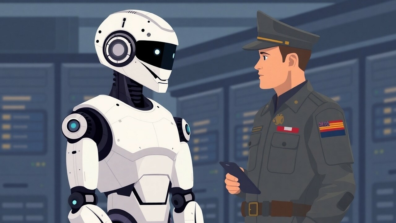 intelligence artificielle militaire illustration ia