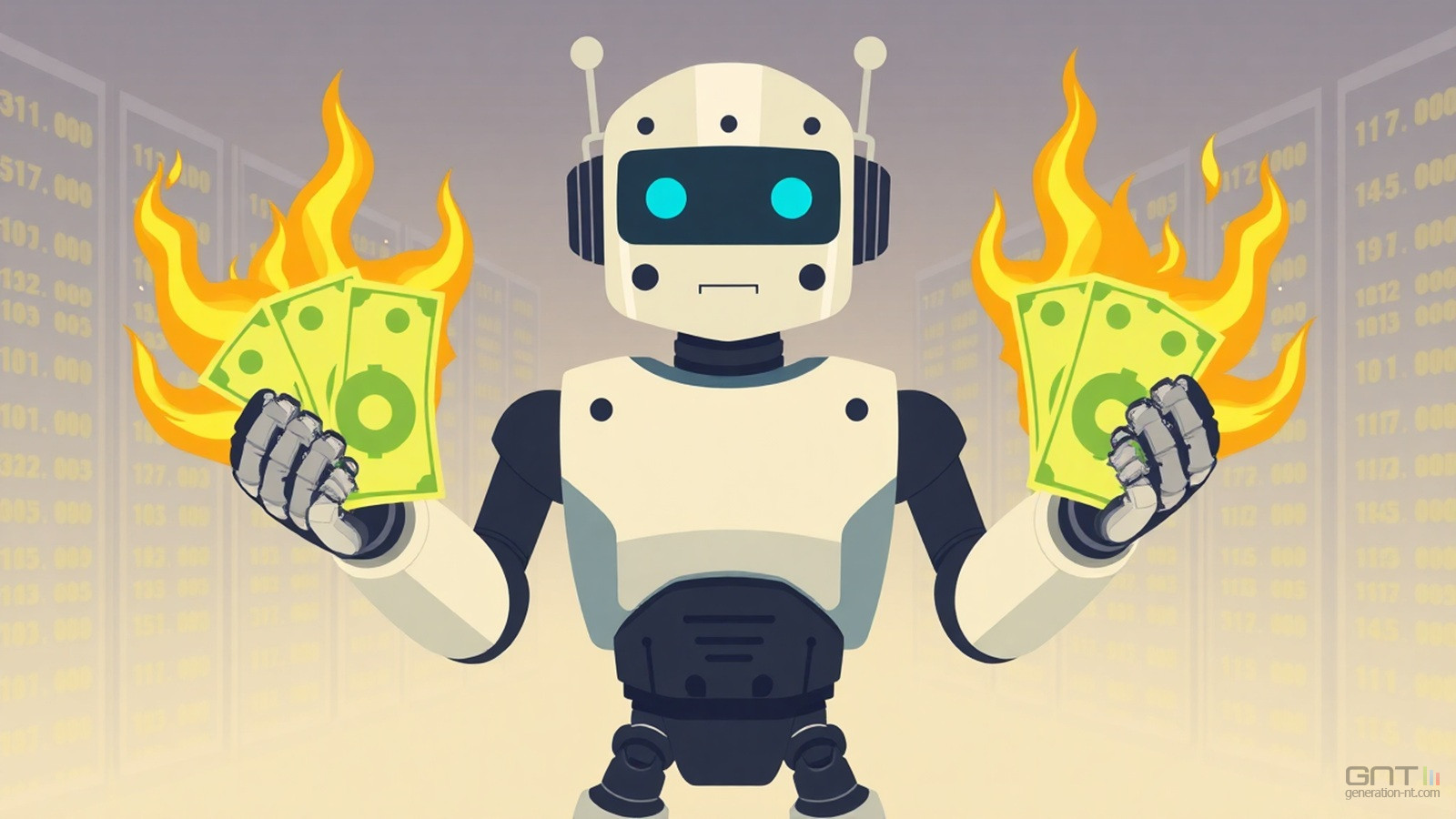 intelligence artificielle modele economique illustration ia