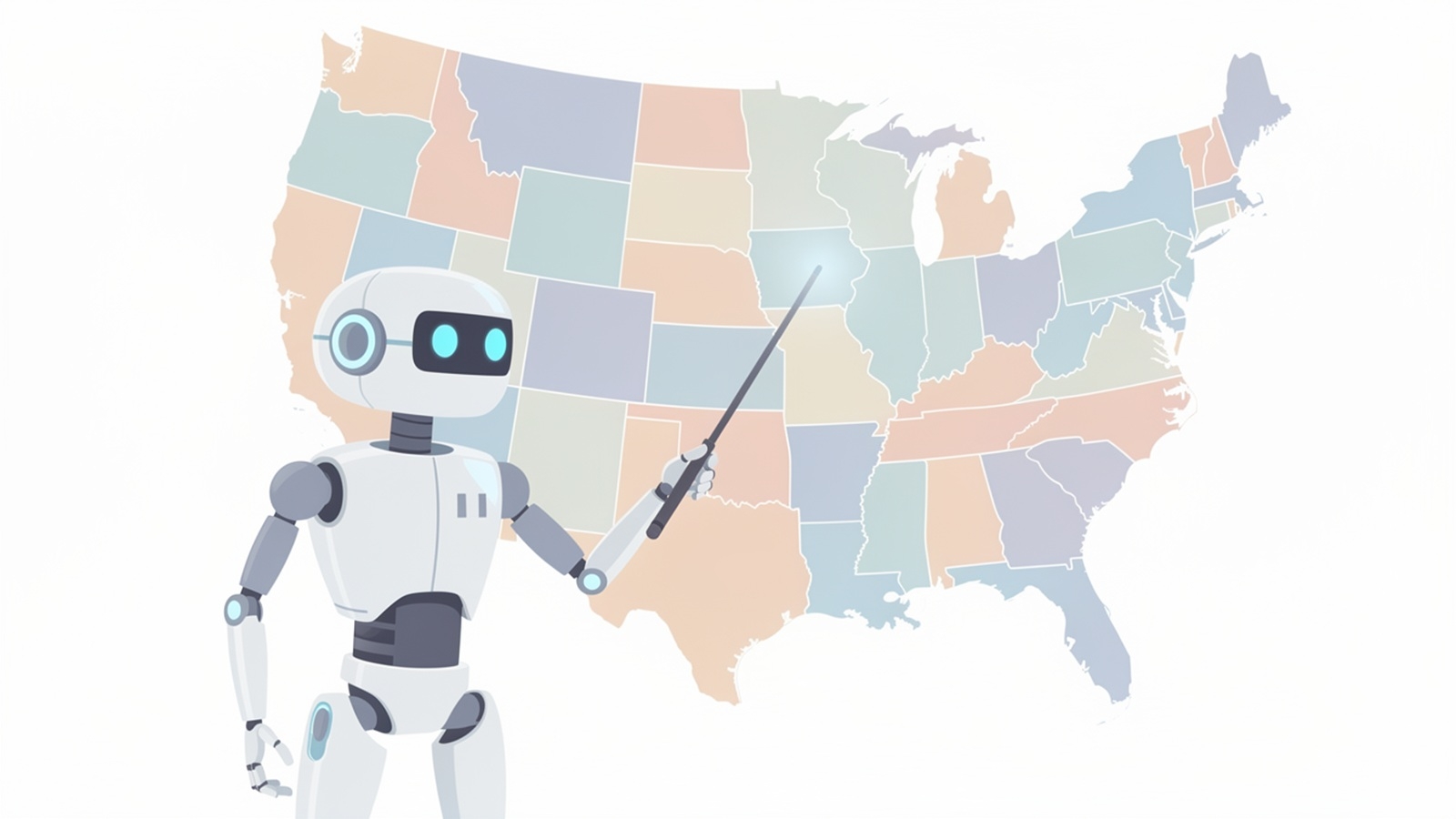 intelligence artificielle reglementation etats-unis illlustration IA