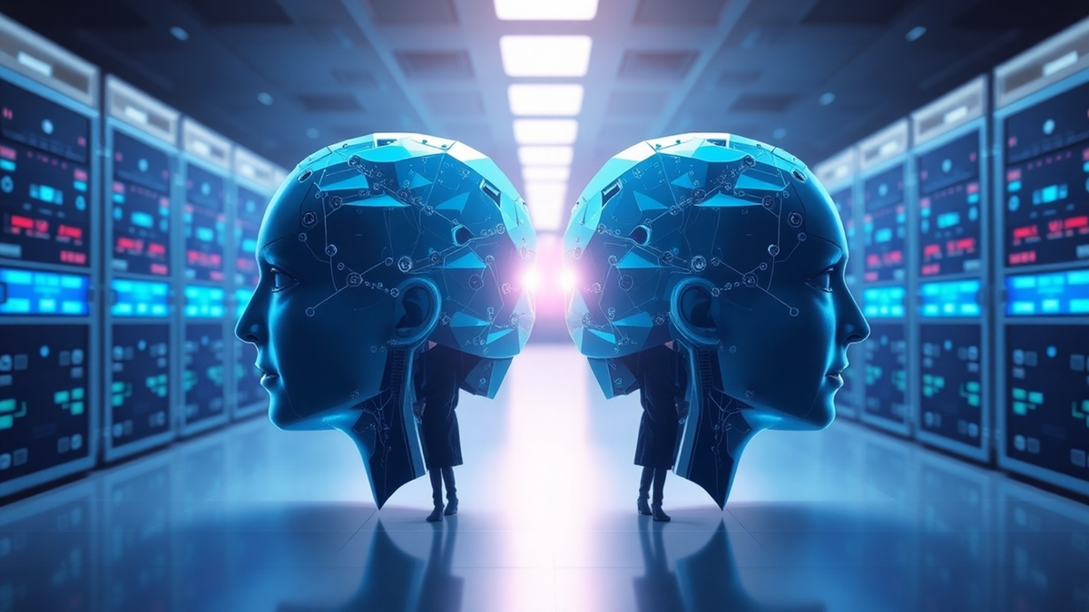 Photo: generation-nt.com intelligence artificielle replication illustration IA