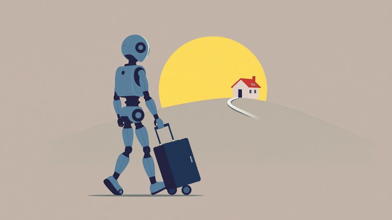 intelligence artificielle voyage illustration IA