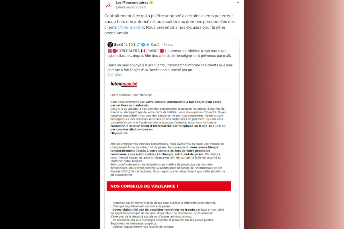 intermarche-fuite-donnees-retropedalage