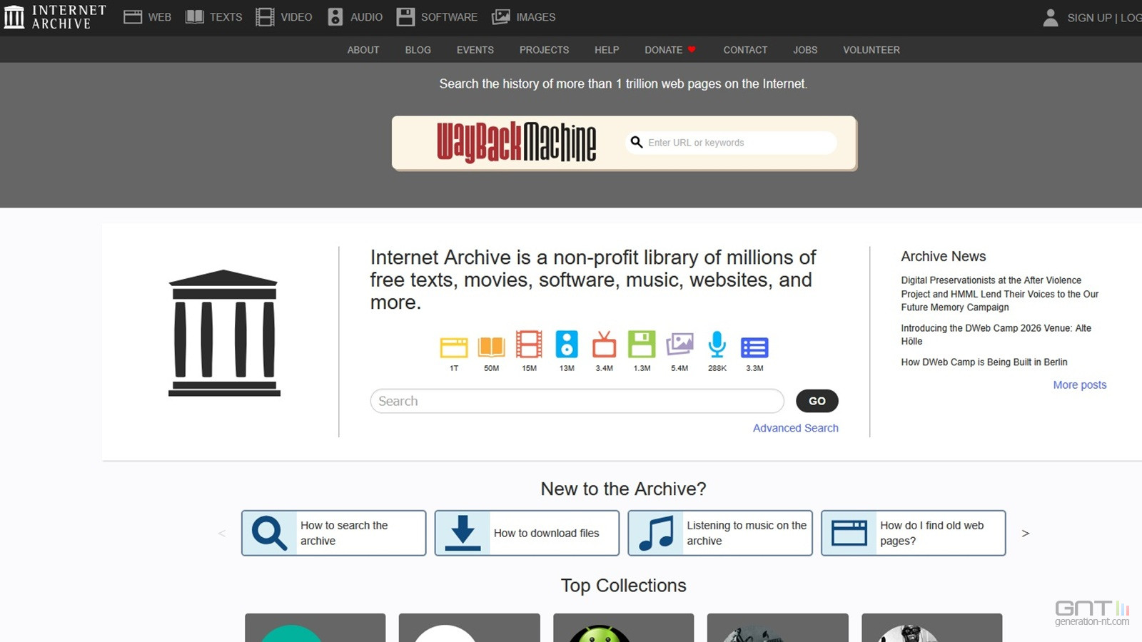 Wayback Machine : les géants de la presse déclarent la guerre à la mémoire d'Internet