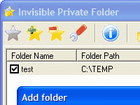 Invisible Private Folder : rendre invisible un fichier