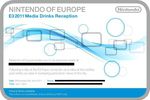 Invitation Nintendo E3 2011