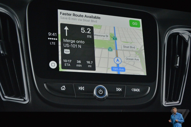 iOS 10 Maps CarPlay