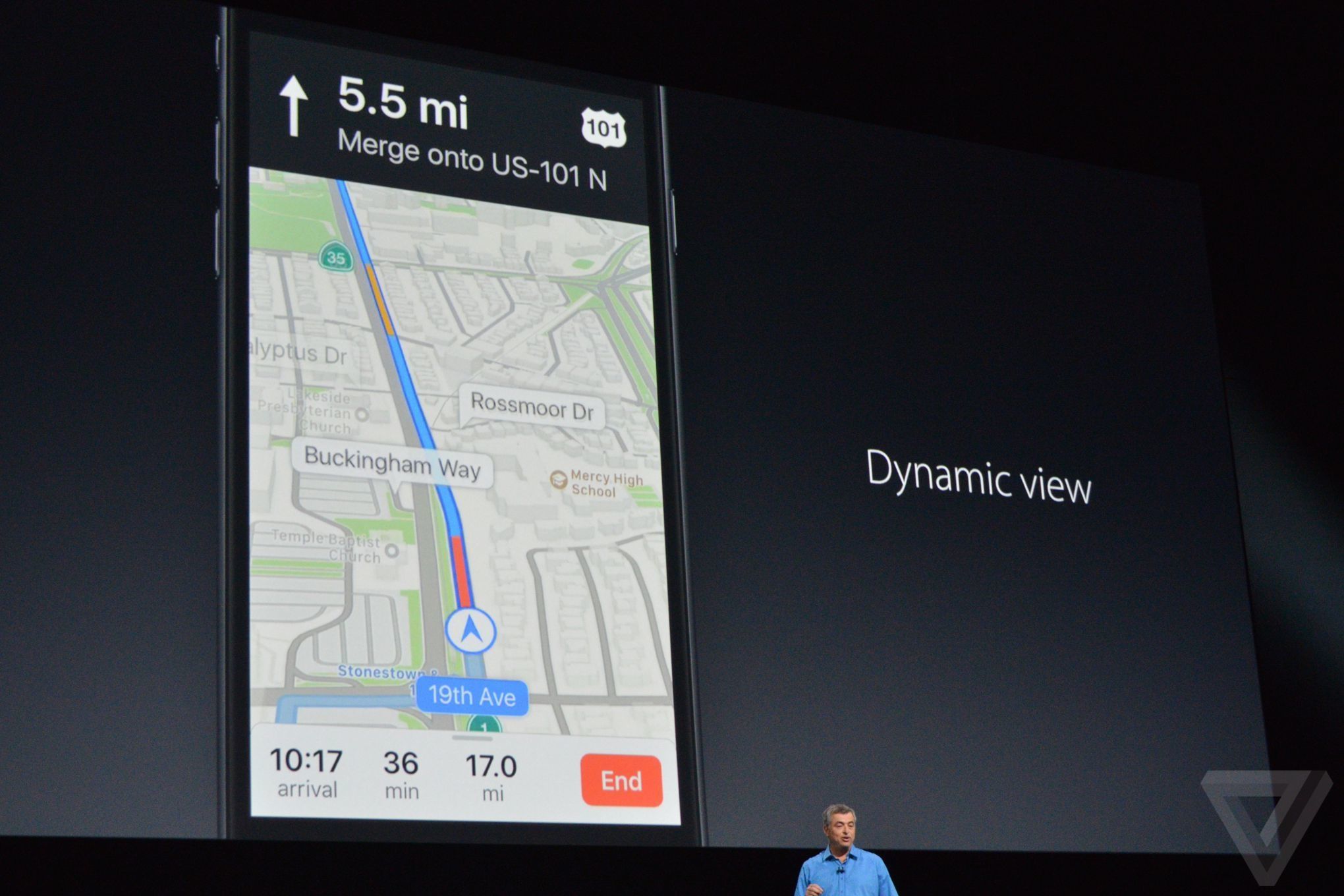 iOS 10 Maps navigation