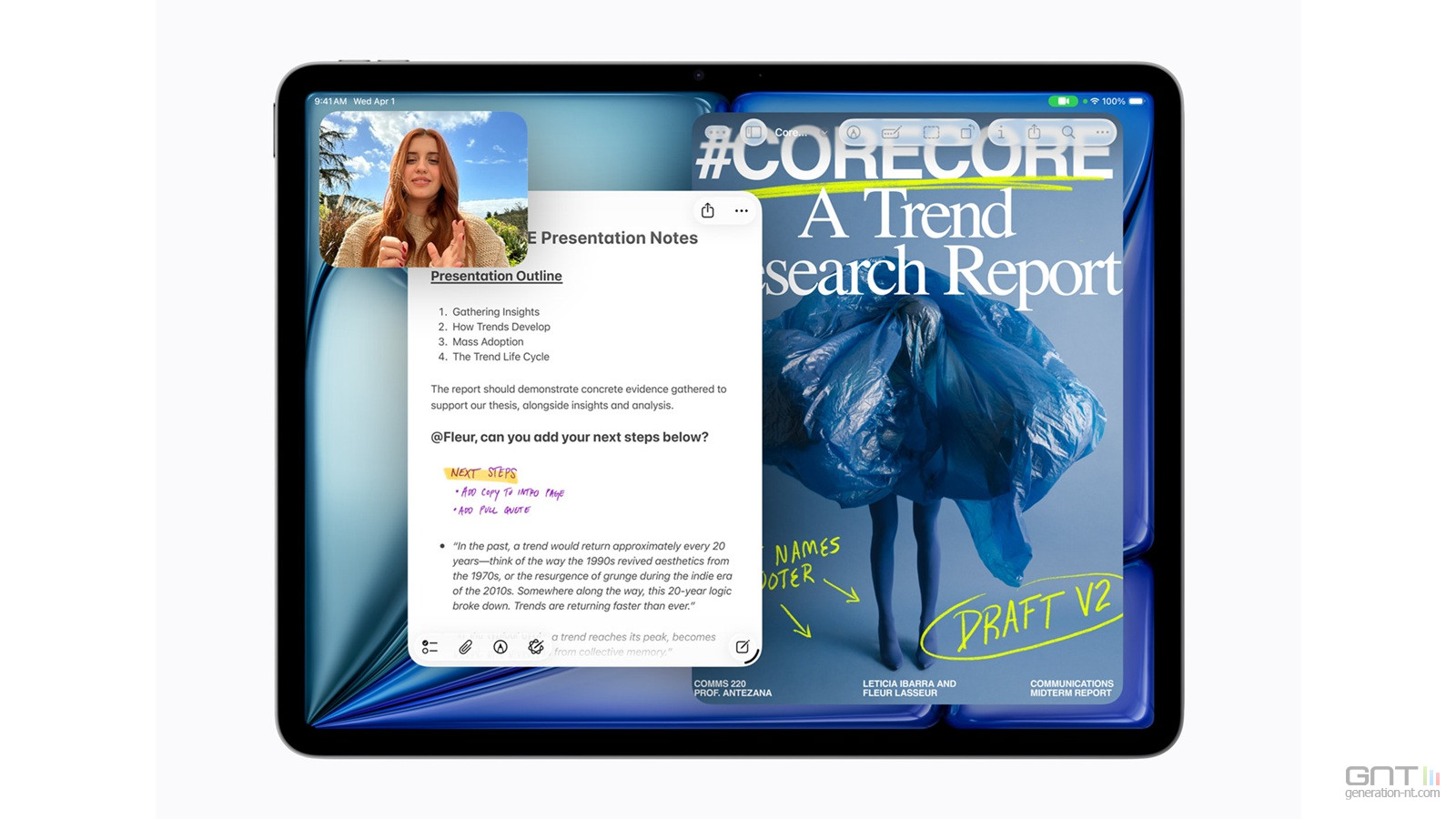 Le nouvel iPad Air adopte la puissance de la puce M4 et du modem C1X
