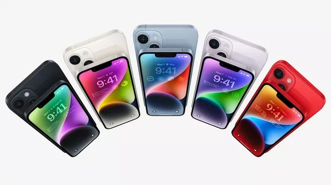 iPhone 14 coloris
