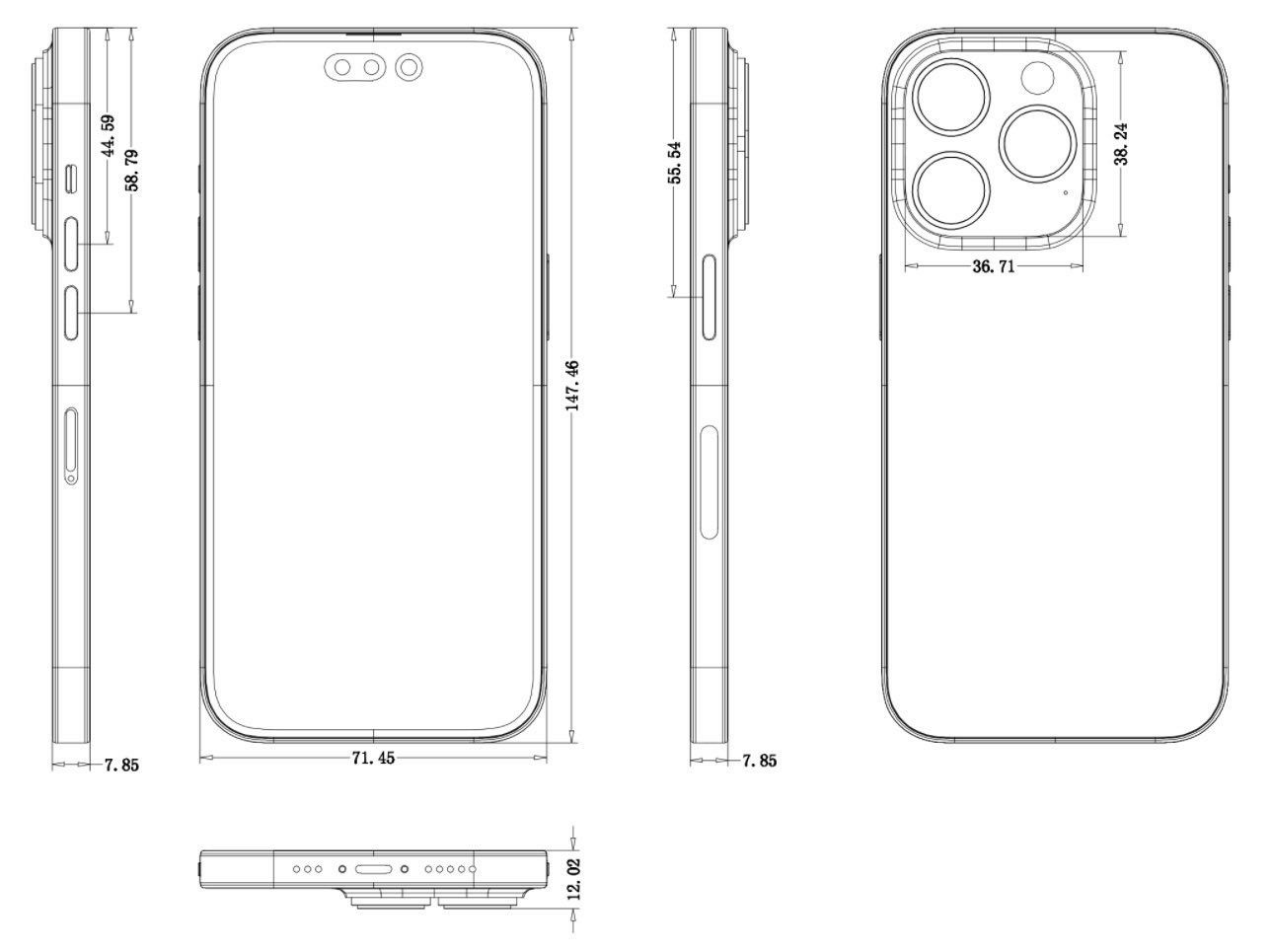 iPhone 14 Pro schema 02