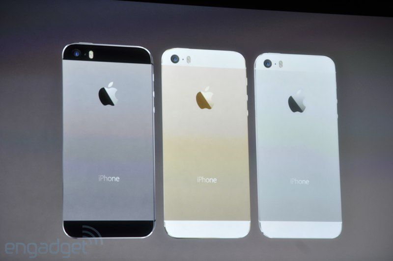iPhone 5S coloris