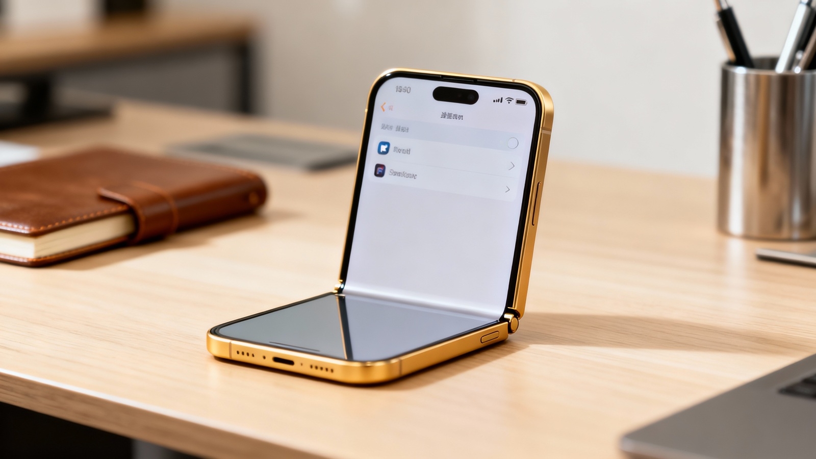 iPhone pliant Flip illustration IA