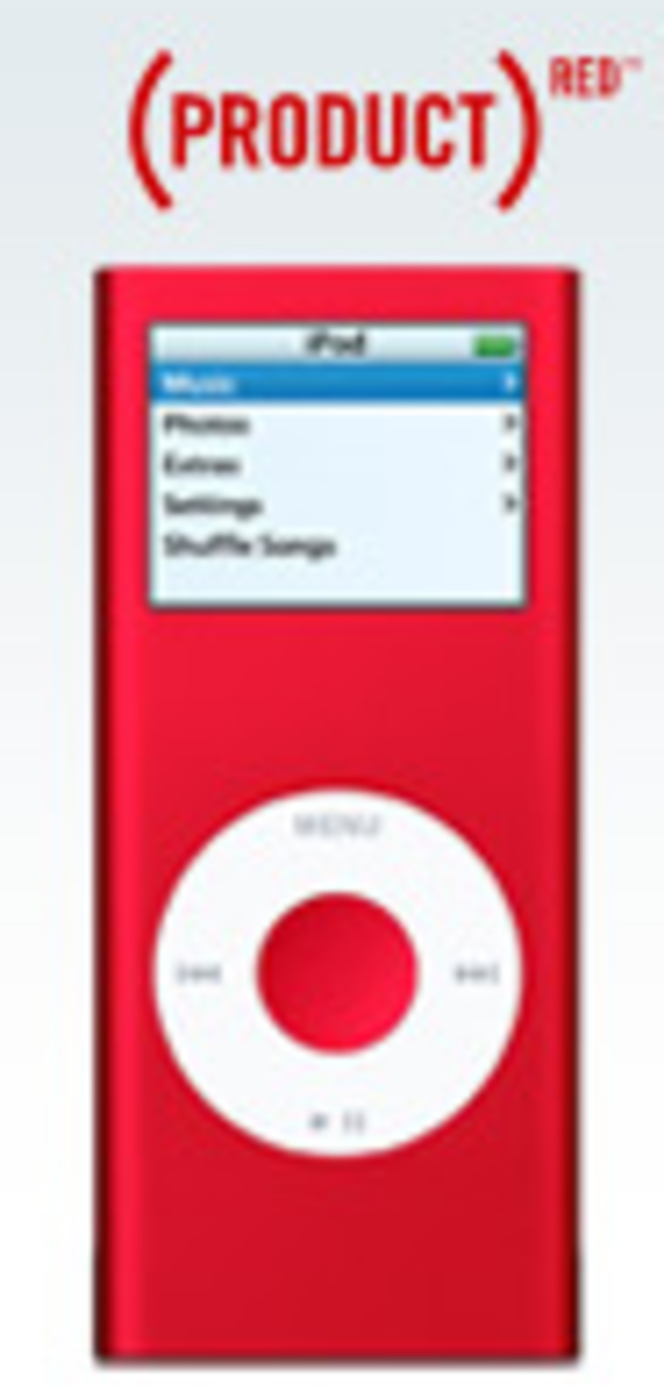iPod nano rouge