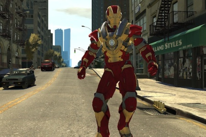 Iron Man IV GTA 4 mod - armure