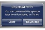 iTunes différé