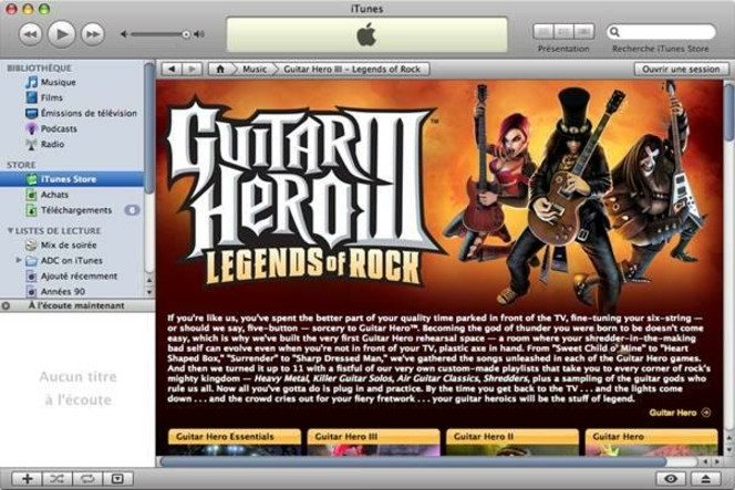 Itunes Guitar Hero 3
