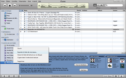 iTunes + iPod itunexport