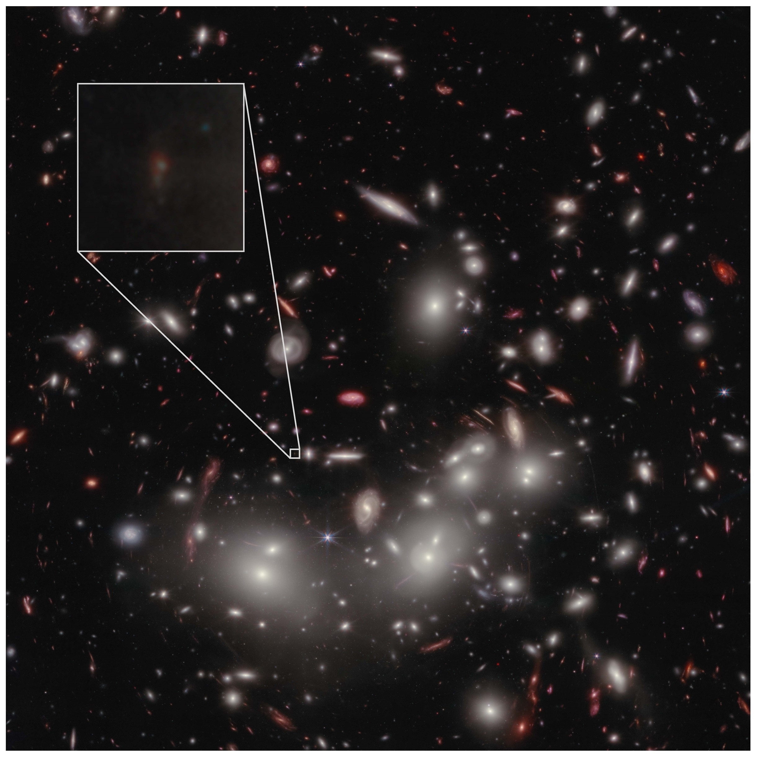 James Webb galaxie JD1