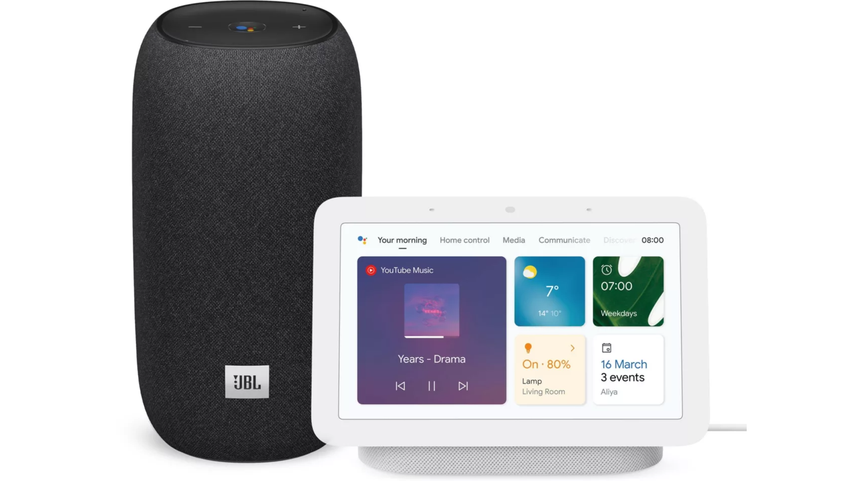 JBL Link Portable + Google Nest Hub2