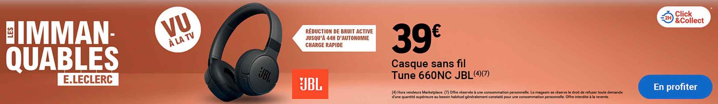 JBL Tune 660 NC - promo Noe?l Leclerc