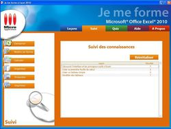 Je me forme a Excel 2010 screen 2
