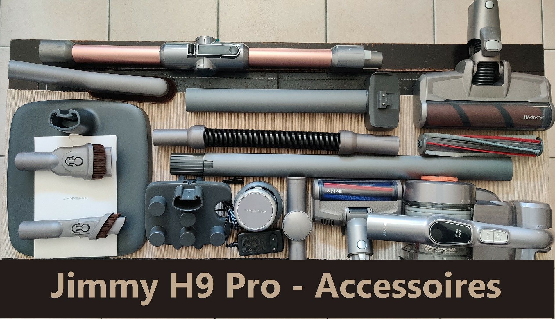 Jimmy H9 Pro -  aspirateur accessoires