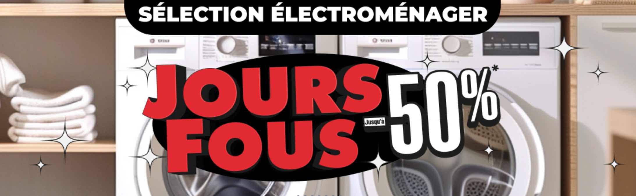 Jours Fous Ubaldi gros e?lectrome?nager