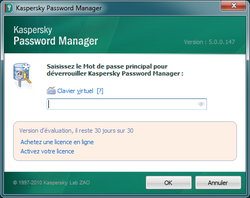 Kaspersky Password Manager screen2