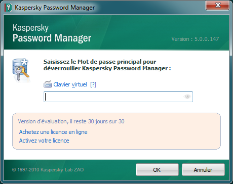 Kaspersky Password Manager screen2