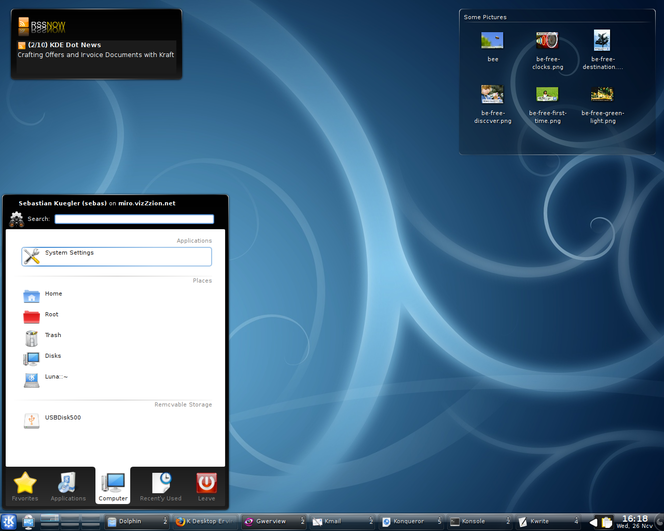 KDE_4-2_beta_desktop