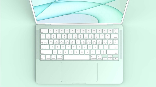 Apple : un Macbook Air M2 colorÃ© et au design modifiÃ©