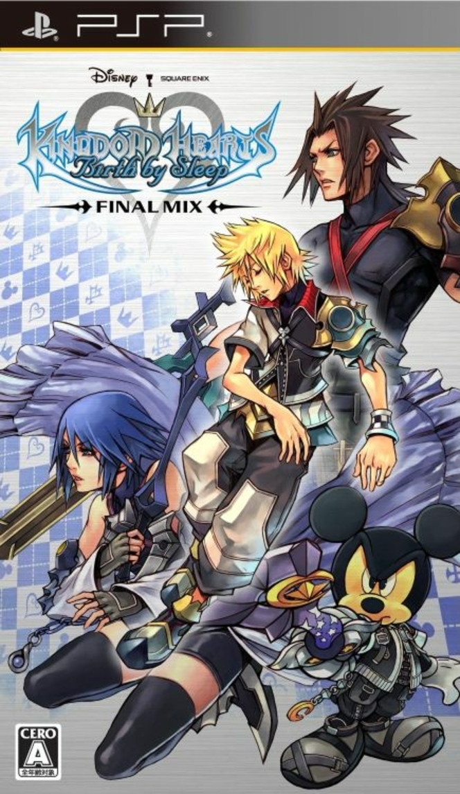 Kingdom Hearts Birth by Sleep Final Mix - jaquette PSP
