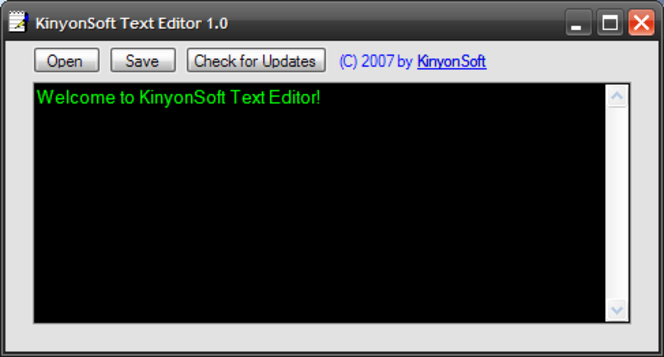 Kinyonsoft Text Editor (487x262)