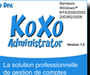 KoXo Administrator : gérer vos comptes de stockage sur des serveurs