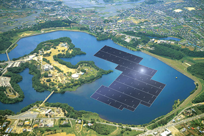Kyocera-centrale-solaire-flottante-Japon
