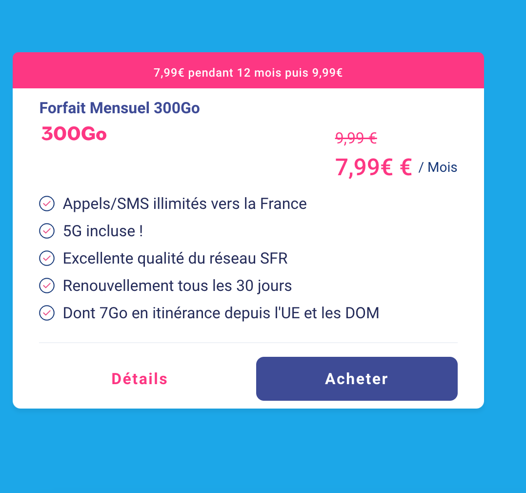  Lebara 300 Go 5G 