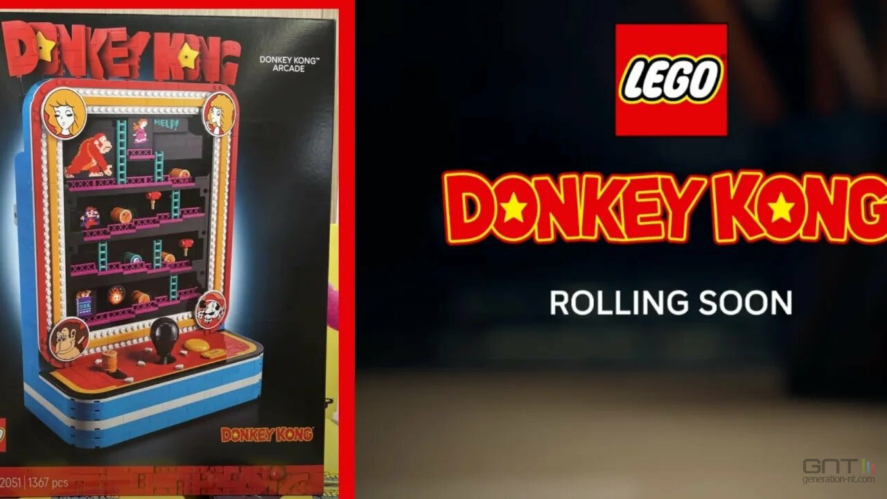 Le prochain set LEGO Donkey Kong sera une borne d'arcade jouable