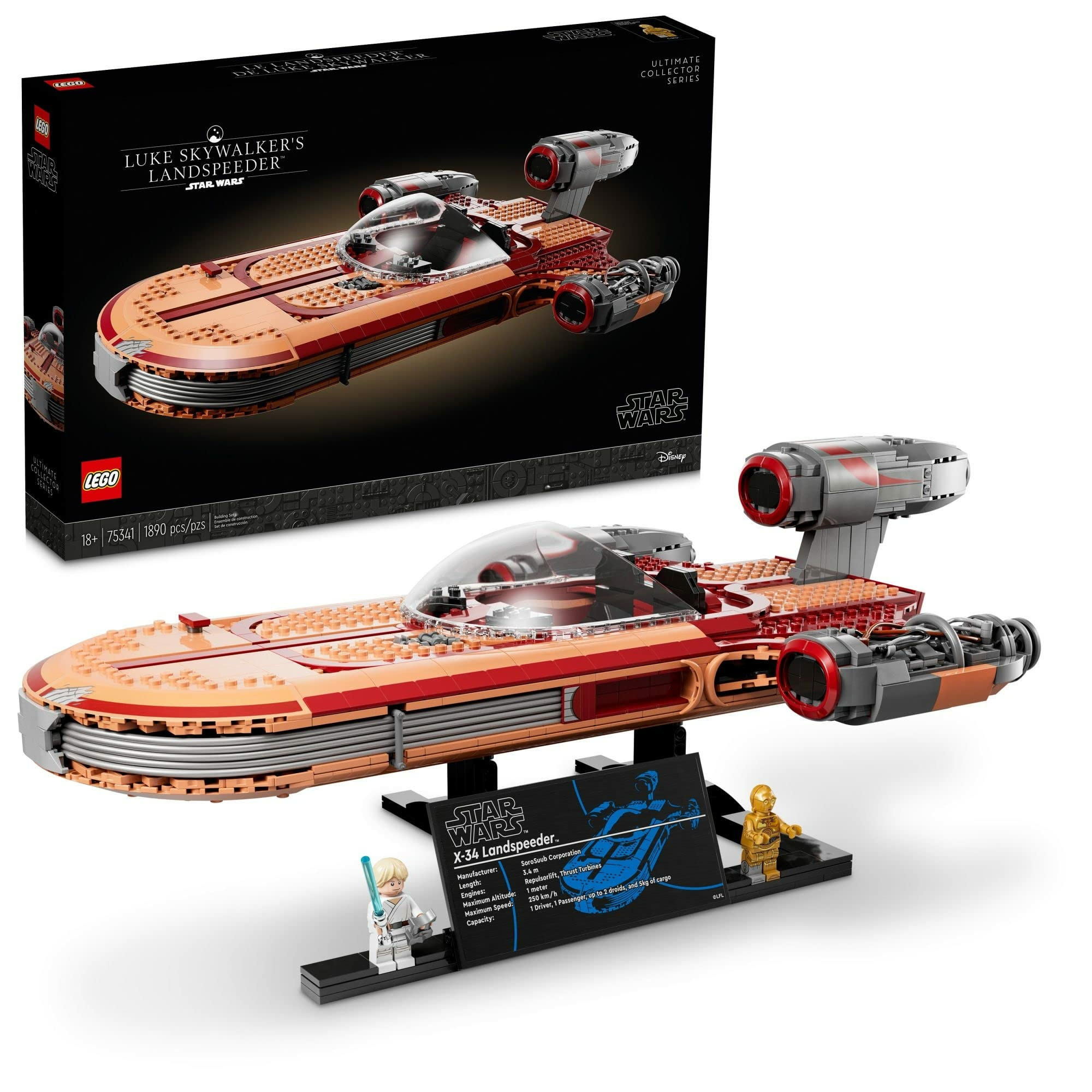 LEGO Star Wars 75341 Le Landspeeder de Luke Skywalker (2)
