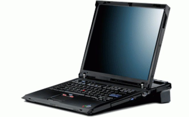 Lenovo ThinkPad R60 docked